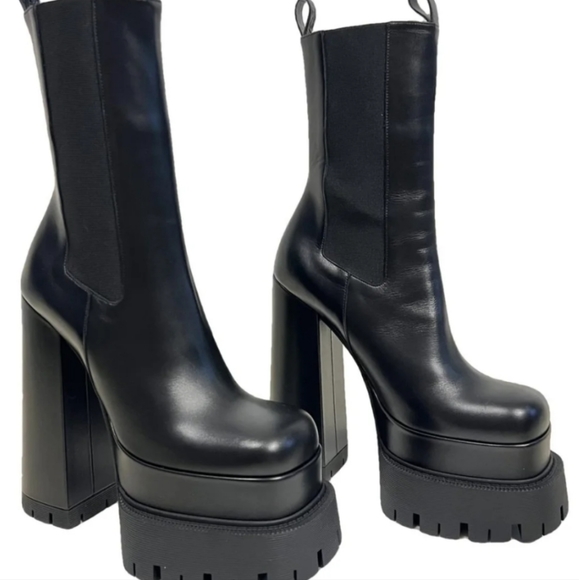Versace Platform Ankle Boots - Picture 1 of 5